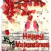 Quilled Hearts Happy Vallentine card -D1 image Quilled Hearts Happy Vallentine card -D1 image