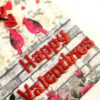 Quilled Hearts Happy Vallentine card -D1 image Quilled Hearts Happy Vallentine card -D1 image