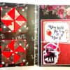 Love Couple Three Fold Mini Scrapbook Gift - D2 image Love Couple Three Fold Mini Scrapbook Gift - D2 image