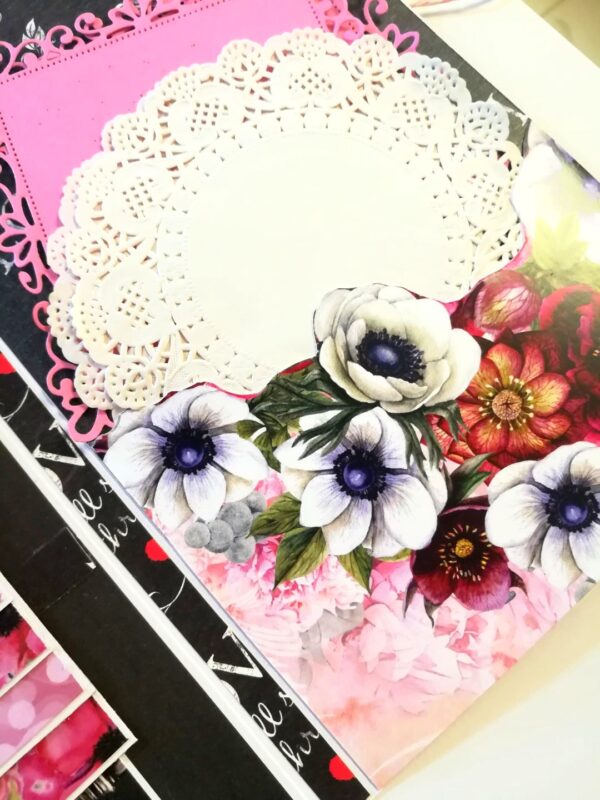 Love Couple Three Fold Mini Scrapbook Gift - D2 image Love Couple Three Fold Mini Scrapbook Gift - D2 image