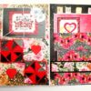 Sparkling Big Large Love Greeting Card Mini Scrapbook image Sparkling Big Large Love Greeting Card Mini Scrapbook image