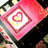Sparkling Big Large Love Greeting Card Mini Scrapbook image Sparkling Big Large Love Greeting Card Mini Scrapbook image