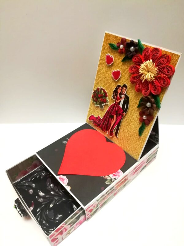 Card With Drawer Gift Greeting Card -D19 image Card With Drawer Gift Greeting Card -D19 image