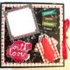 Male Theme Love/Birthday Handmade Scrapbook -D1 image Male Theme Love/Birthday Handmade Scrapbook -D1 image