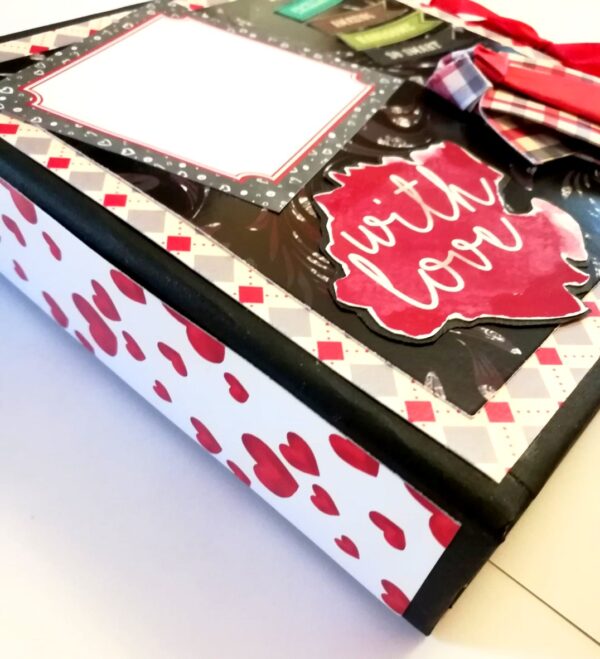 Male Theme Love/Birthday Handmade Scrapbook -D1 image Male Theme Love/Birthday Handmade Scrapbook -D1 image
