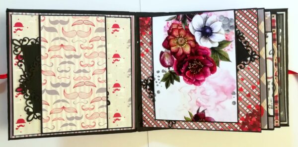 Male Theme Love/Birthday Handmade Scrapbook -D1 image Male Theme Love/Birthday Handmade Scrapbook -D1 image