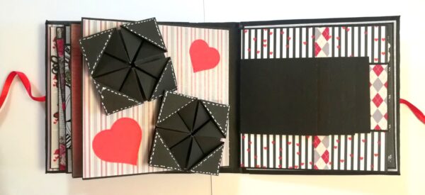 Male Theme Love/Birthday Handmade Scrapbook -D1 image Male Theme Love/Birthday Handmade Scrapbook -D1 image