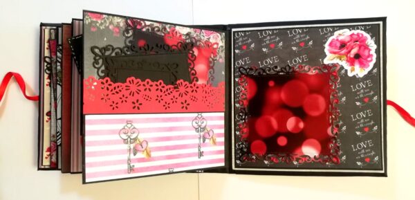 Male Theme Love/Birthday Handmade Scrapbook -D1 image Male Theme Love/Birthday Handmade Scrapbook -D1 image