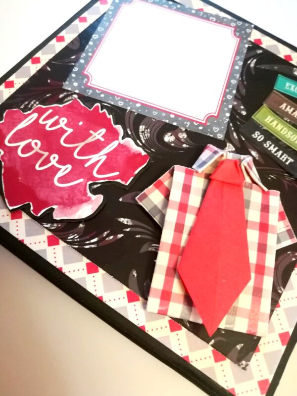 Male Theme Love/Birthday Handmade Scrapbook -D1 image Male Theme Love/Birthday Handmade Scrapbook -D1 image