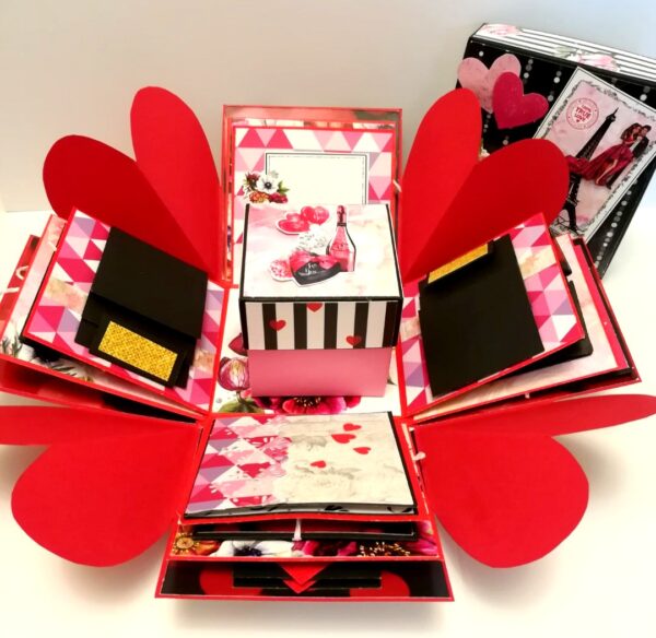Love Valentine 3 layer Explosion Box image Love Valentine 3 layer Explosion Box image