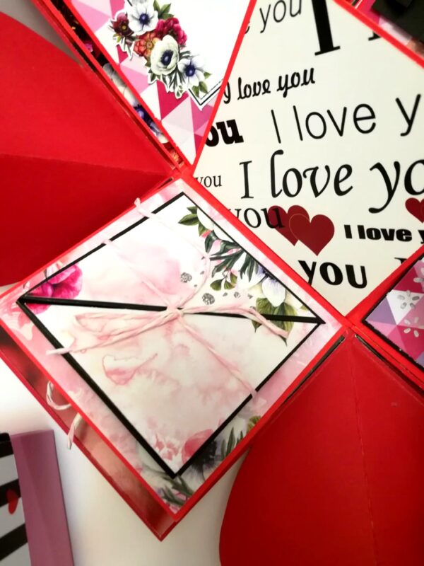 Love Valentine 3 layer Explosion Box image Love Valentine 3 layer Explosion Box image