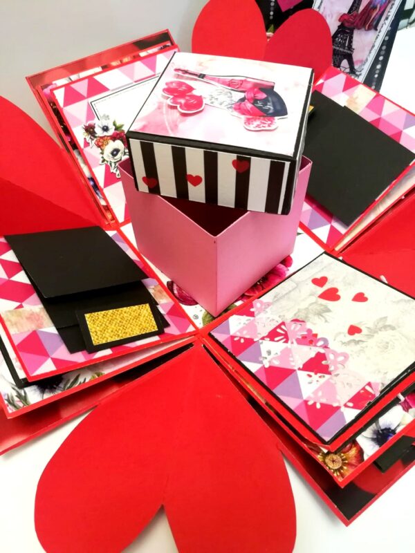 Love Valentine 3 layer Explosion Box image Love Valentine 3 layer Explosion Box image