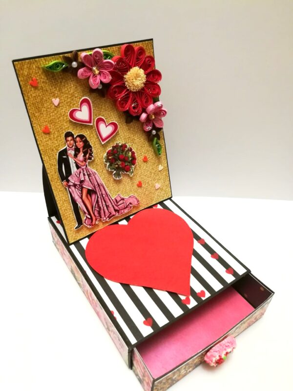 Card With Drawer Gift Greeting Card -D22 image Card With Drawer Gift Greeting Card -D22 image