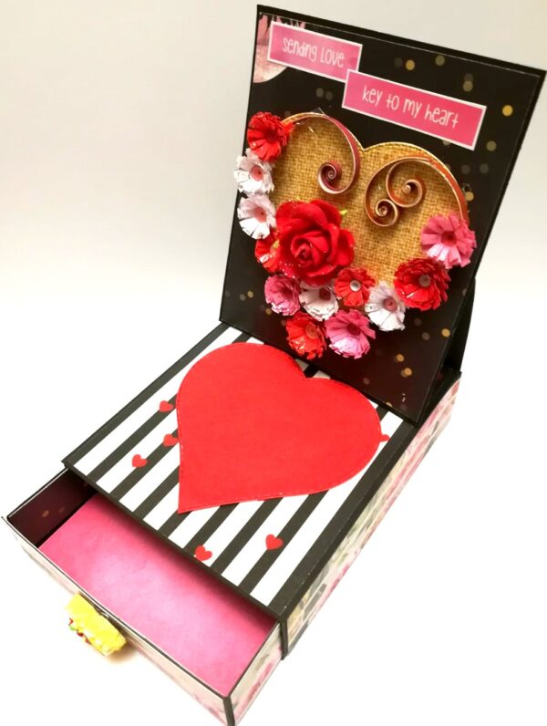 Card With Drawer Gift Greeting Card -D24 image Card With Drawer Gift Greeting Card -D24 image