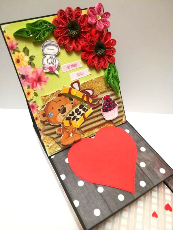 Card With Drawer Gift Greeting Card -D25 image Card With Drawer Gift Greeting Card -D25 image