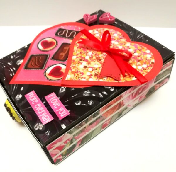 Chocolate Card With Drawer Gift Greeting Card - D26 image Chocolate Card With Drawer Gift Greeting Card - D26 image
