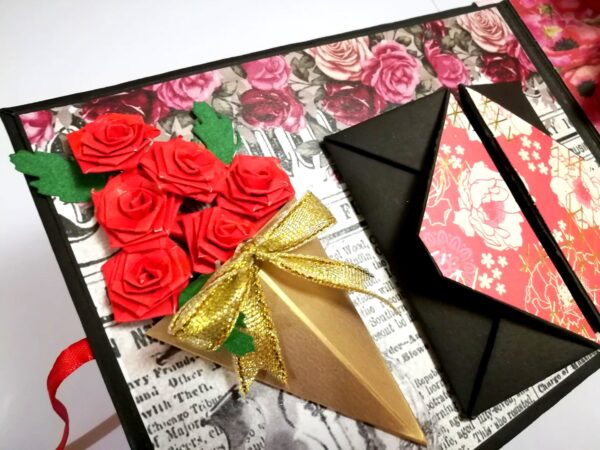 Love & Valentine Handmade Scrapbook -D1 image Love & Valentine Handmade Scrapbook -D1 image
