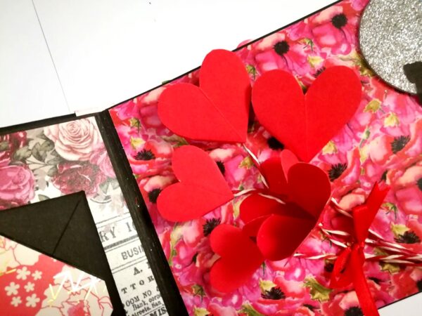 Love & Valentine Handmade Scrapbook -D2 image Love & Valentine Handmade Scrapbook -D2 image