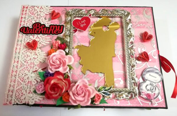 Love & Valentine Handmade Scrapbook -D2 image Love & Valentine Handmade Scrapbook -D2 image