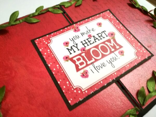 Love & Valentine Handmade Scrapbook -D2 image Love & Valentine Handmade Scrapbook -D2 image