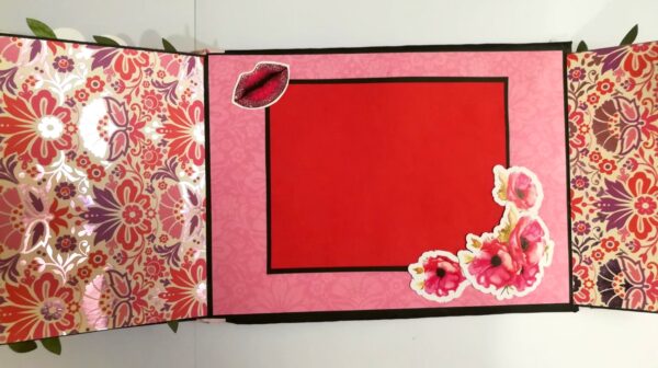 Love & Valentine Handmade Scrapbook -D2 image Love & Valentine Handmade Scrapbook -D2 image
