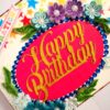 Happy Birthday Handmade Sparkling Scrapbook -D1 image Happy Birthday Handmade Sparkling Scrapbook -D1 image