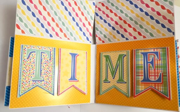 Happy Birthday Handmade Sparkling Scrapbook -D1 image Happy Birthday Handmade Sparkling Scrapbook -D1 image