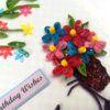 Quilled Cycle With Flowers Birthday Greeting Card image Quilled Cycle With Flowers Birthday Greeting Card image