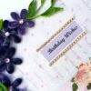 Purple Quilled Flowers Birthday Greeting card image