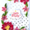 Sparkling Pink Quilled Birthday Card - PINKD1 image Sparkling Pink Quilled Birthday Card - PINKD1 image