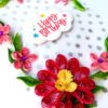 Sparkling Pink Quilled Birthday Card - PINKD1 image Sparkling Pink Quilled Birthday Card - PINKD1 image