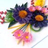 Purple Quilling Fusion Greeting Card image Purple Quilling Fusion Greeting Card image