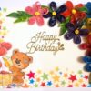 Multicolor Flowers Quilled Birthday Greeting Card - MQ2 image Multicolor Flowers Quilled Birthday Greeting Card - MQ2 image