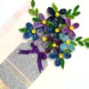 Sparkling Vase Quilled Flowers Greeting Card image Sparkling Vase Quilled Flowers Greeting Card image