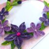 Purple Themed Quilled Photo Frame Greeting Card -PPF2 image Purple Themed Quilled Photo Frame Greeting Card -PPF2 image