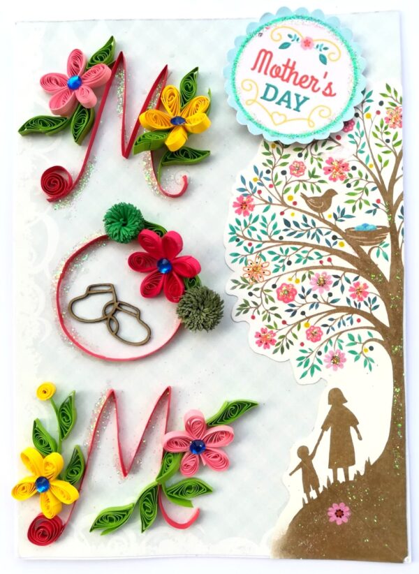 Mom Quilled Mothers Day Greeting Card image