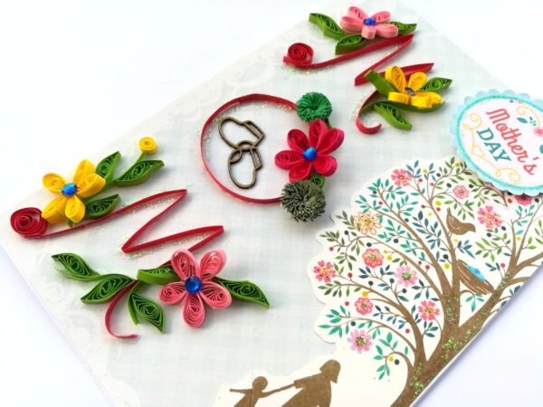 Mom Quilled Mothers Day Greeting Card image