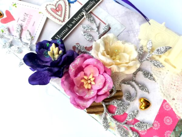 Sparkling Mothers Day Flip Fold Album Card image