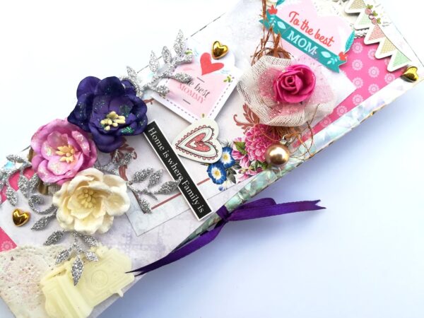 Sparkling Mothers Day Flip Fold Album Card image