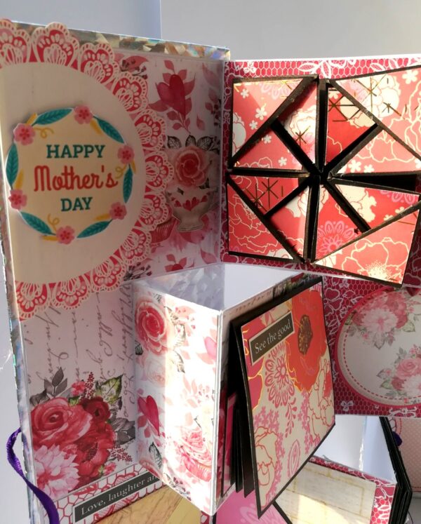 Sparkling Mothers Day Flip Fold Album Card image