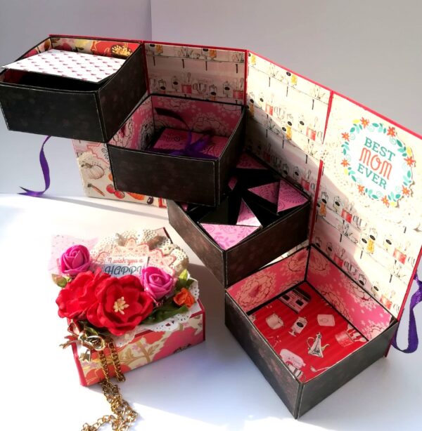Mothers Day Opening Box fold Mini Album image Mothers Day Opening Box fold Mini Album image