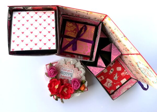 Mothers Day Opening Box fold Mini Album image Mothers Day Opening Box fold Mini Album image