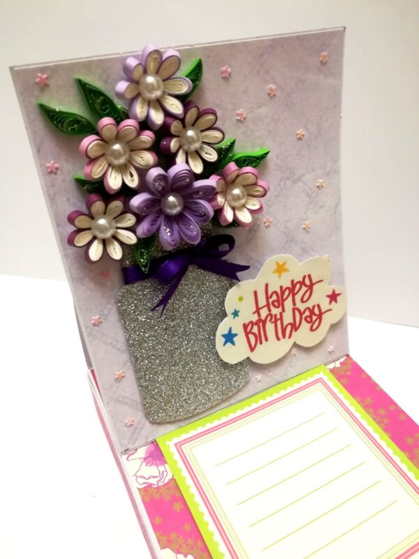 Card With Drawer Gift Greeting Card D27 image Card With Drawer Gift Greeting Card D27 image