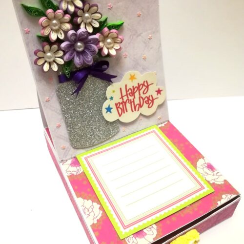 Card With Drawer Gift Greeting Card D27 image