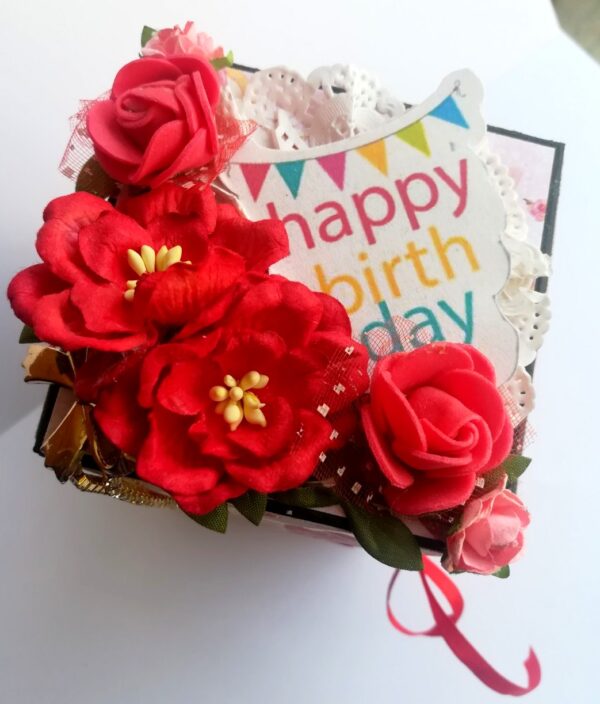 Happy Birthday Opening Box fold Mini Album image Happy Birthday Opening Box fold Mini Album image