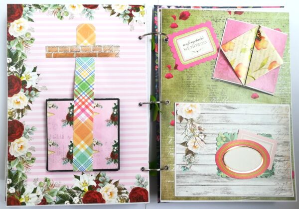 Beautiful Moments Birthday Handmade Scrapbook Gift image Beautiful Moments Birthday Handmade Scrapbook Gift image