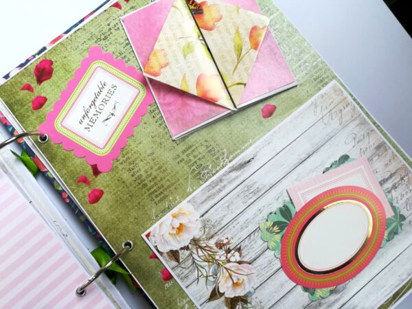 Beautiful Moments Birthday Handmade Scrapbook Gift image Beautiful Moments Birthday Handmade Scrapbook Gift image