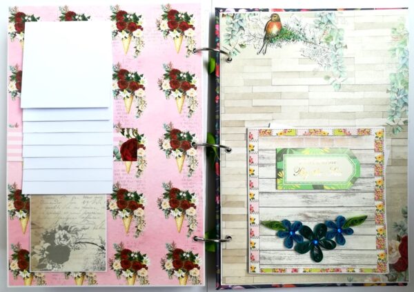 Beautiful Moments Birthday Handmade Scrapbook Gift image Beautiful Moments Birthday Handmade Scrapbook Gift image
