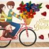 Couple Love Birthday Greeting Card image Couple Love Birthday Greeting Card image
