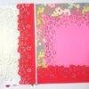 Red Themed Flowers Mini Scrapbook Greeting Card image Red Themed Flowers Mini Scrapbook Greeting Card image